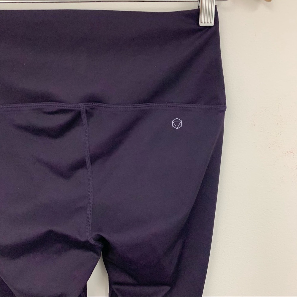 AR-33 Womens Purple High Waist Leggings sz M - Picture 8 of 11